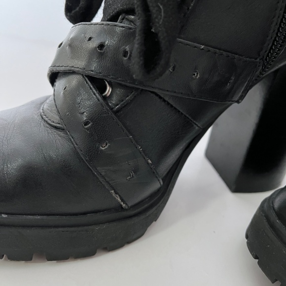 Steve Madden Latch-R Heeled Combat Boot - Picture 9 of 15